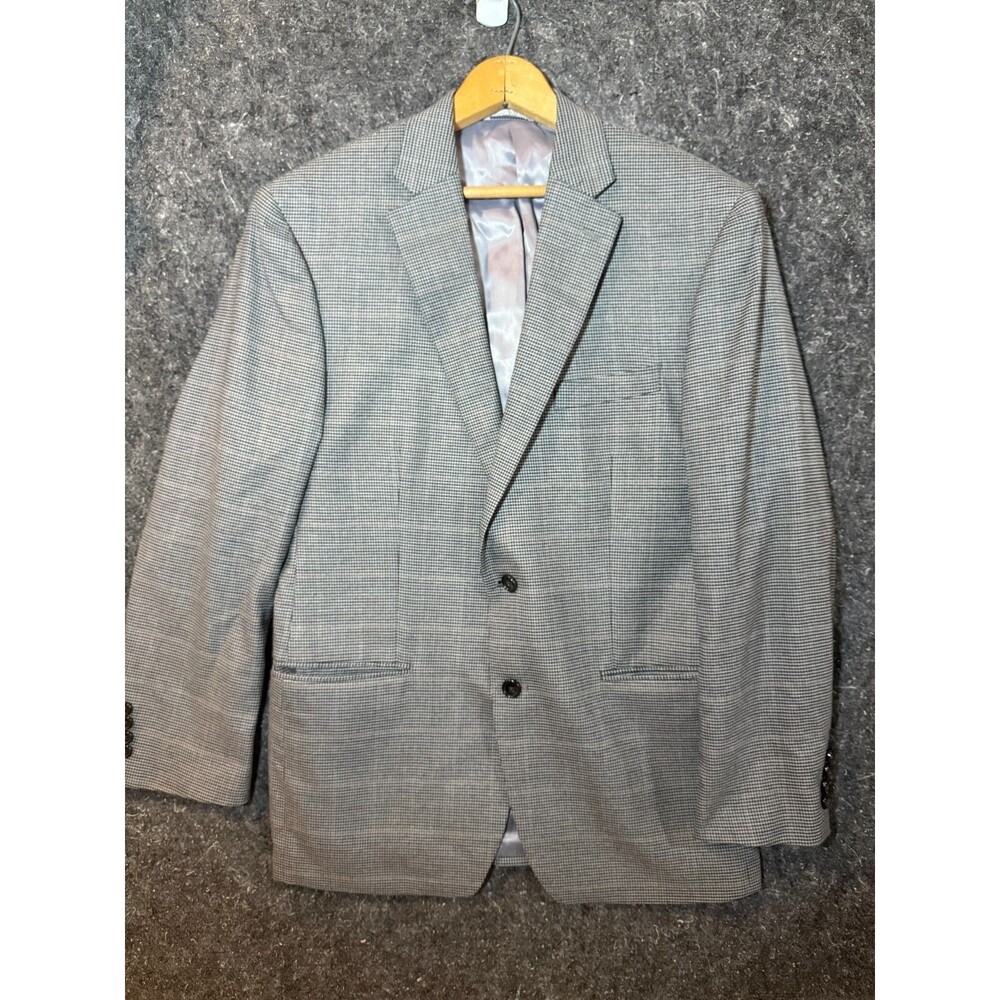 Lauren Ralph Lauren Men's Blazer 2 Button Gray Plaid Size 42R